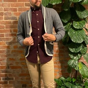 Jigsaw Shawl Collar Sweater